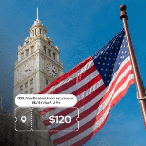 EEUU - Visa Estados Unidos estudios con SEVIS (Visa F, J, M)